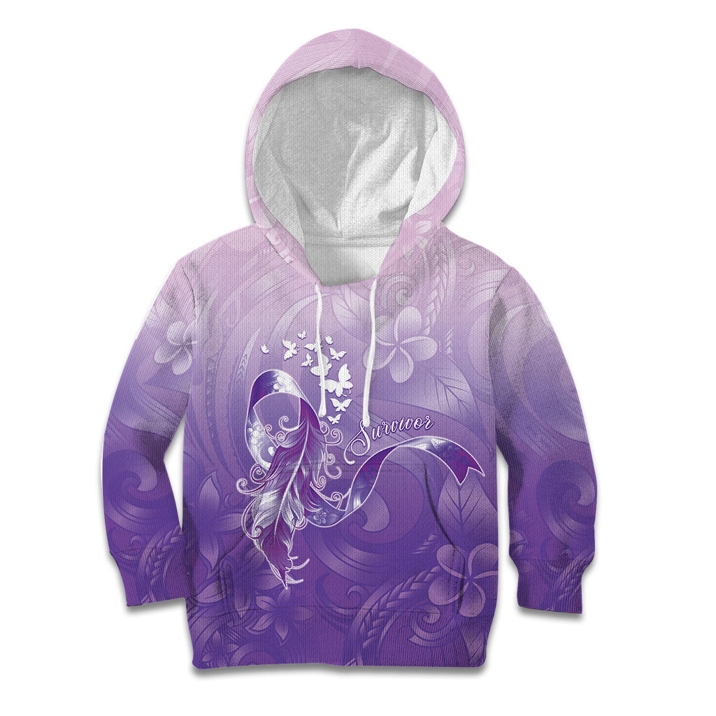 Lupus Awareness Month Kid Hoodie Polynesian Style