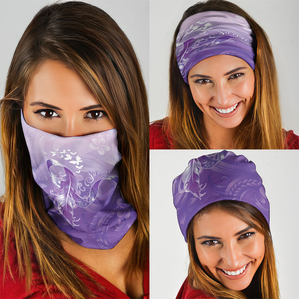 Lupus Awareness Month Neck Gaiter Polynesian Style