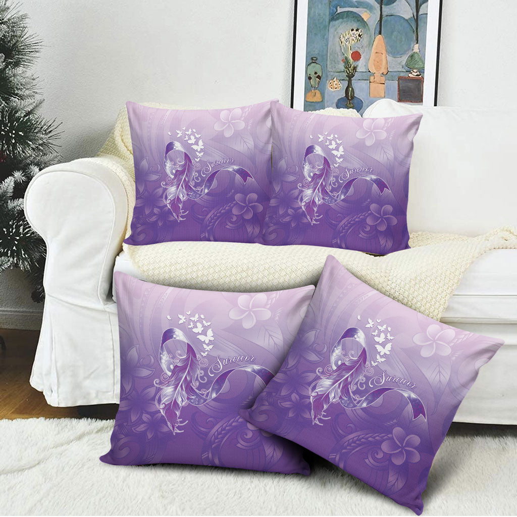 Lupus Awareness Month Pillow Cover Polynesian Style
