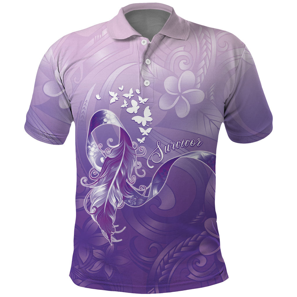 Lupus Awareness Month Polo Shirt Polynesian Style