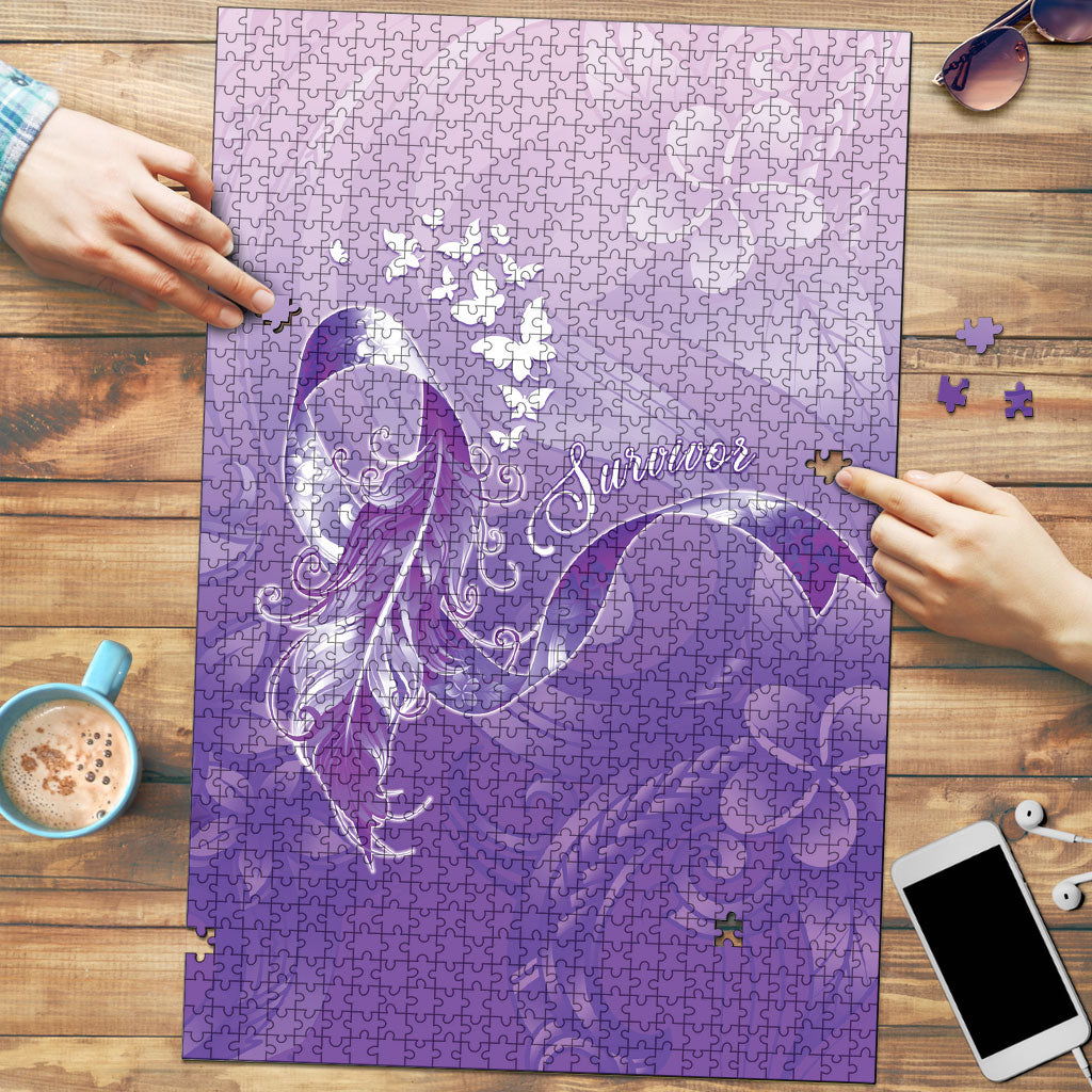 Lupus Awareness Month Puzzle Polynesian Style