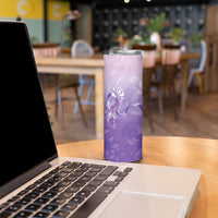 Lupus Awareness Month Skinny Tumbler Polynesian Style