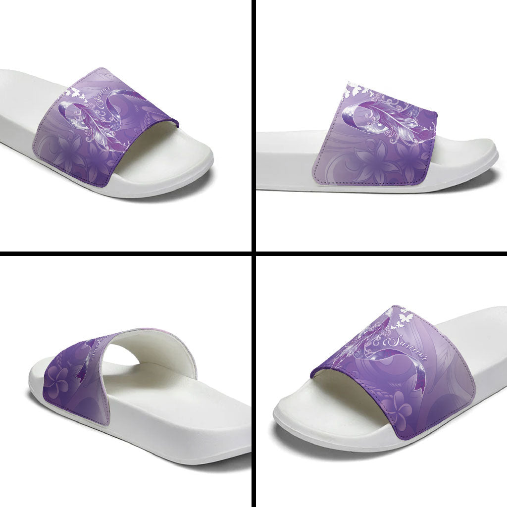Lupus Awareness Month Slide Sandals Polynesian Style