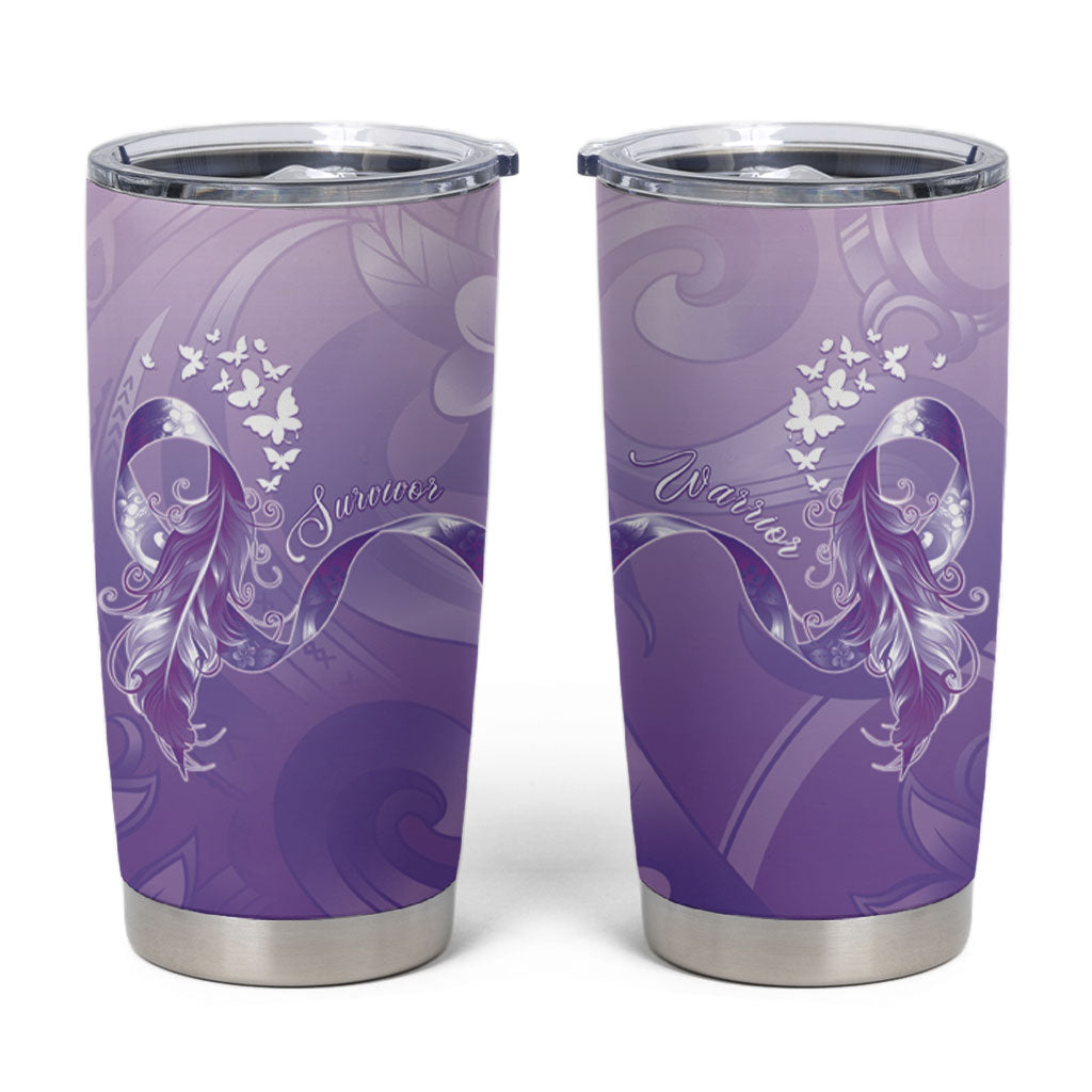 Lupus Awareness Month Tumbler Cup Polynesian Style
