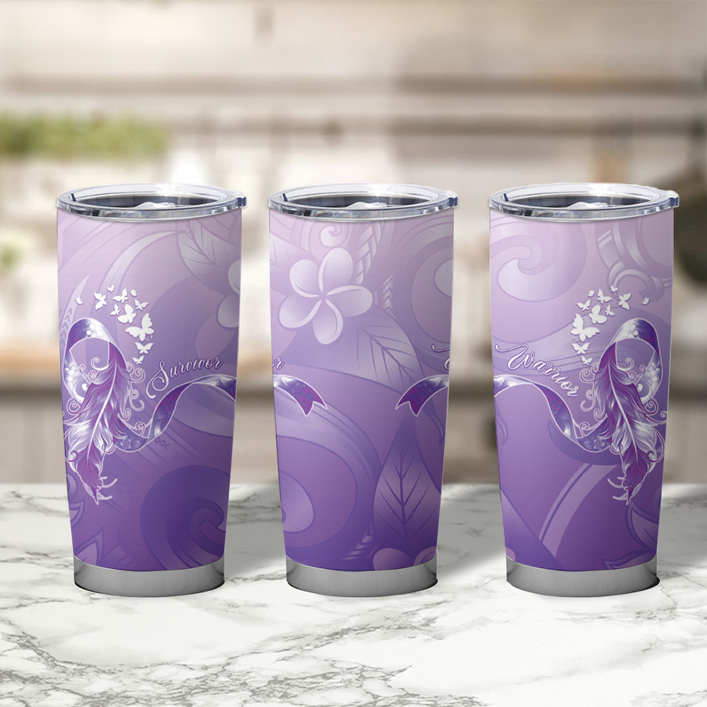 Lupus Awareness Month Tumbler Cup Polynesian Style