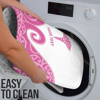Personalised New Zealand Nurse Bathroom Set Maori Koru Pink Version