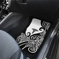 New Zealand Nurse Car Mats Maori Koru Black Version