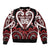 Custom Aotearoa Ngapuhi Bomber Jacket Maori Tribal Pattern