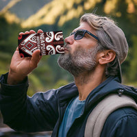 Custom Aotearoa Ngapuhi 4 in 1 Can Cooler Tumbler Maori Tribal Pattern