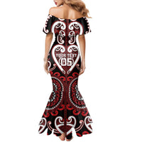 Custom Aotearoa Ngapuhi Family Matching Mermaid Dress and Hawaiian Shirt Maori Tribal Pattern