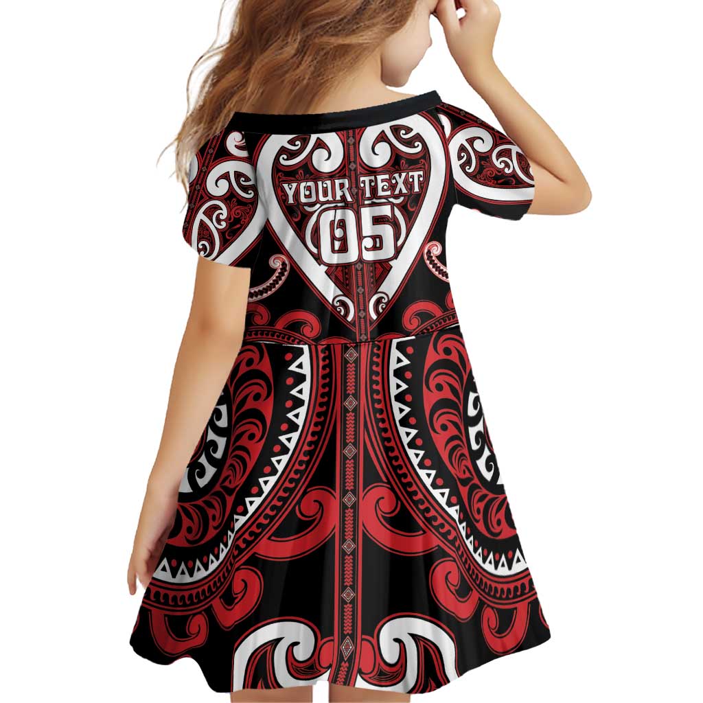 Custom Aotearoa Ngapuhi Family Matching Off Shoulder Short Dress and Hawaiian Shirt Maori Tribal Pattern LT05 - Polynesian Pride