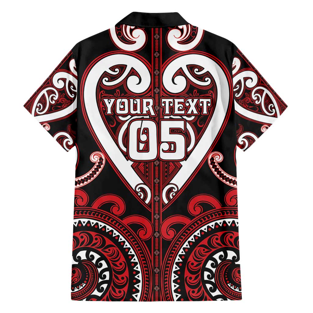 Custom Aotearoa Ngapuhi Hawaiian Shirt Maori Tribal Pattern