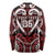 Custom Aotearoa Ngapuhi Long Sleeve Shirt Maori Tribal Pattern