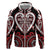 Custom Aotearoa Ngapuhi Zip Hoodie Maori Tribal Pattern
