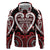 Custom Aotearoa Ngapuhi Zip Hoodie Maori Tribal Pattern