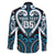 Custom Aotearoa Ngati Porou Family Matching Long Sleeve Bodycon Dress and Hawaiian Shirt Maori Tribal Pattern