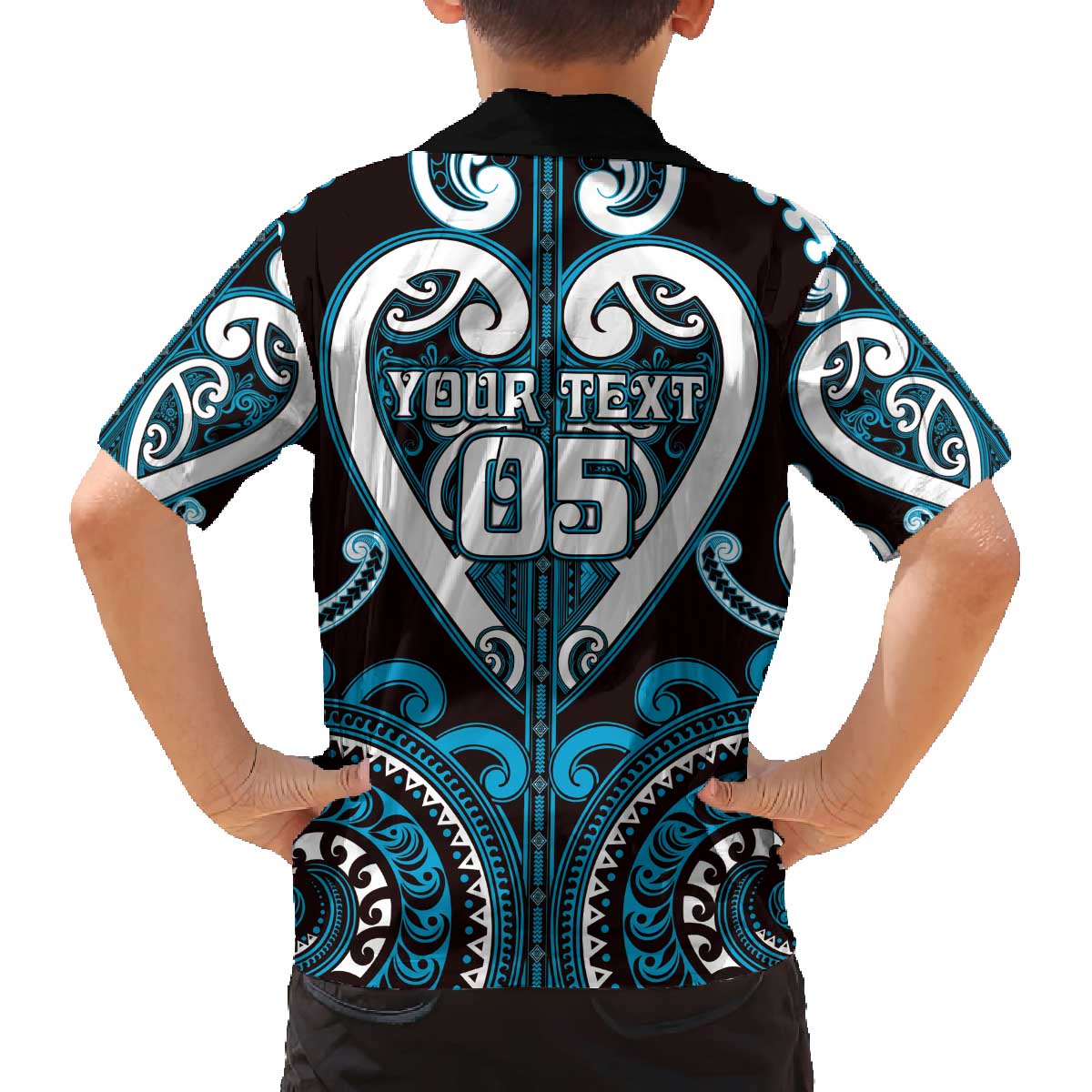 Custom Aotearoa Ngati Porou Family Matching Off The Shoulder Long Sleeve Dress and Hawaiian Shirt Maori Tribal Pattern