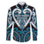 Custom Aotearoa Ngati Porou Family Matching Puletasi and Hawaiian Shirt Maori Tribal Pattern