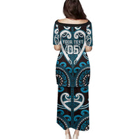 Custom Aotearoa Ngati Porou Family Matching Puletasi and Hawaiian Shirt Maori Tribal Pattern LT05 - Polynesian Pride