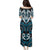Custom Aotearoa Ngati Porou Family Matching Puletasi and Hawaiian Shirt Maori Tribal Pattern