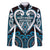 Custom Aotearoa Ngati Porou Family Matching Short Sleeve Bodycon Dress and Hawaiian Shirt Maori Tribal Pattern