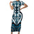 Custom Aotearoa Ngati Porou Family Matching Short Sleeve Bodycon Dress and Hawaiian Shirt Maori Tribal Pattern