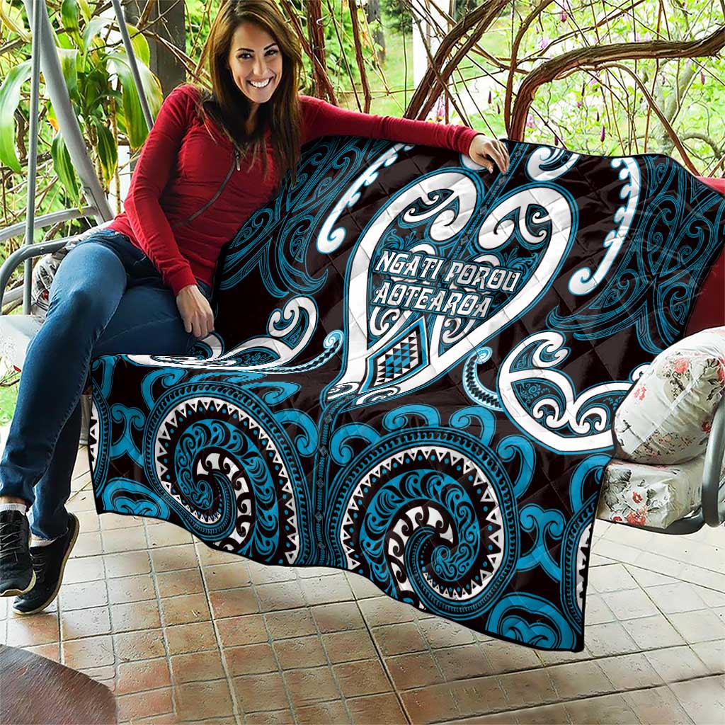 Aotearoa Ngati Porou Quilt Maori Tribal Pattern