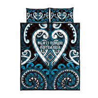 Aotearoa Ngati Porou Quilt Bed Set Maori Tribal Pattern