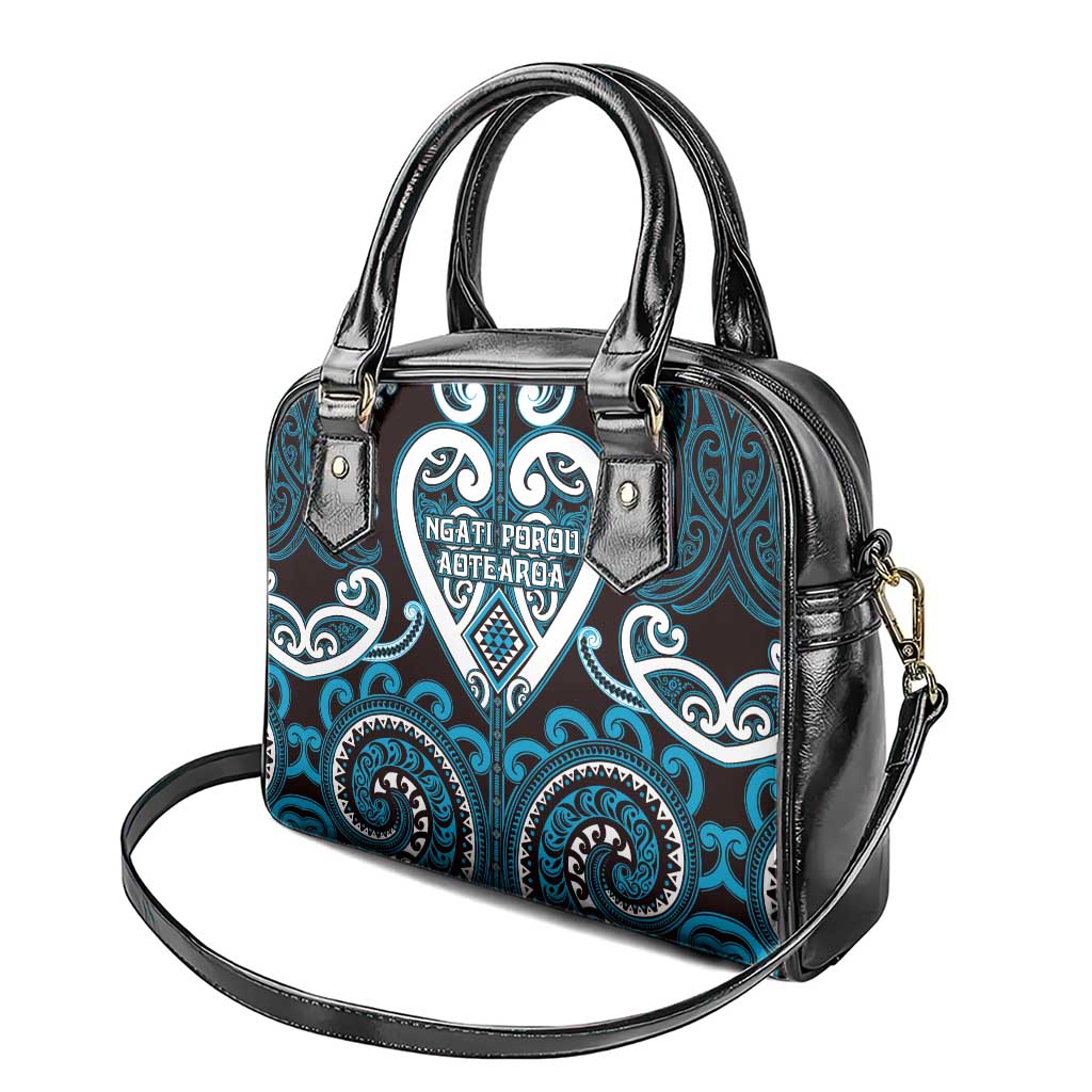 Aotearoa Ngati Porou Shoulder Handbag Maori Tribal Pattern