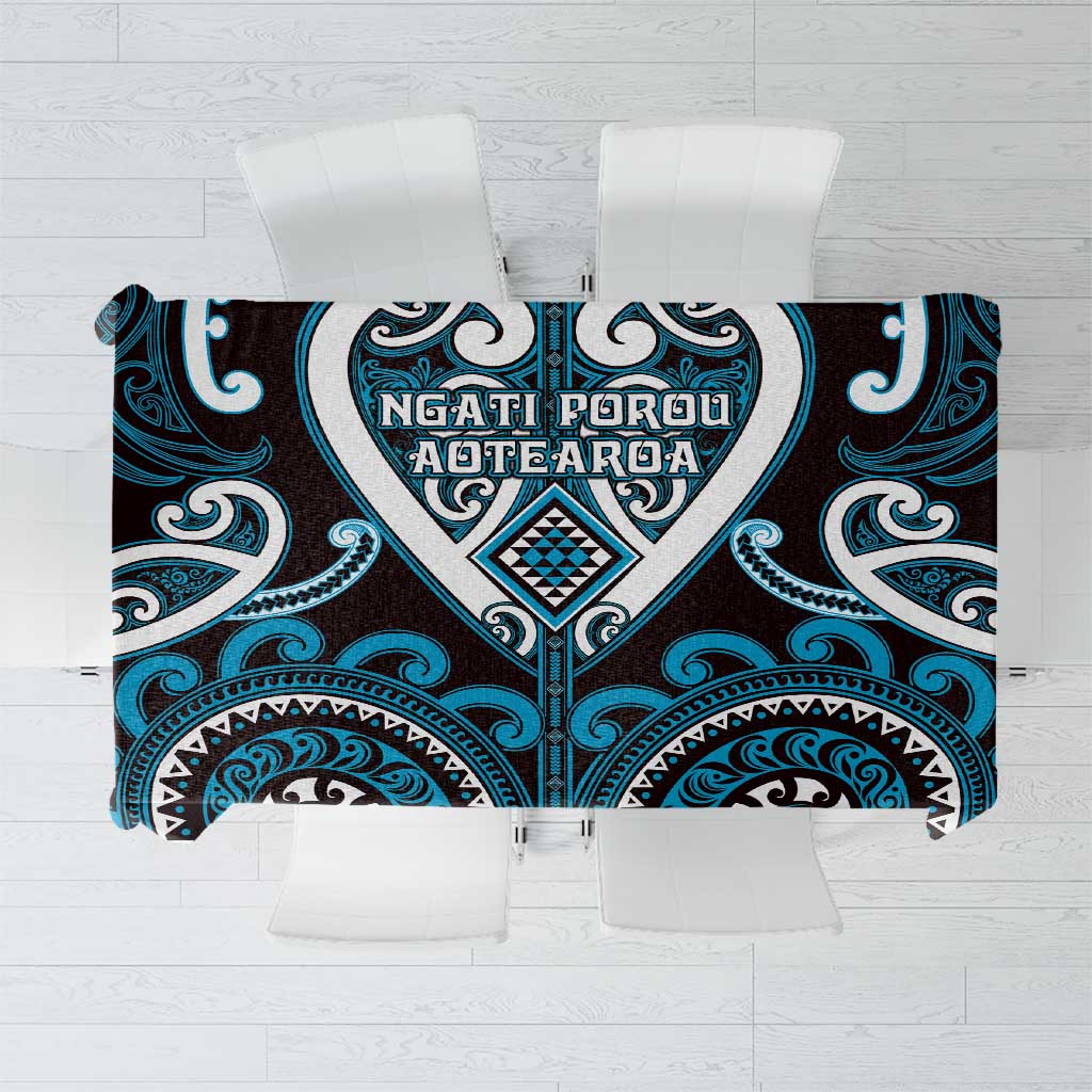Aotearoa Ngati Porou Tablecloth Maori Tribal Pattern