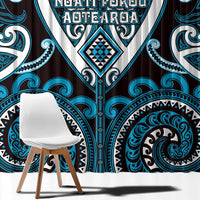 Aotearoa Ngati Porou Window Curtain Maori Tribal Pattern