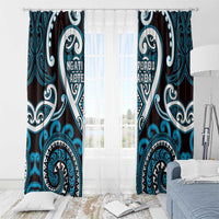 Aotearoa Ngati Porou Window Curtain Maori Tribal Pattern