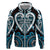 Custom Aotearoa Ngati Porou Zip Hoodie Maori Tribal Pattern