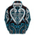 Custom Aotearoa Ngati Porou Zip Hoodie Maori Tribal Pattern