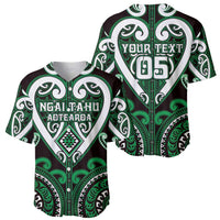 Custom Aotearoa Ngai Tahu Baseball Jersey Maori Tribal Pattern
