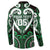 Custom Aotearoa Ngai Tahu Button Sweatshirt Maori Tribal Pattern