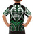 Custom Aotearoa Ngai Tahu Family Matching Long Sleeve Bodycon Dress and Hawaiian Shirt Maori Tribal Pattern
