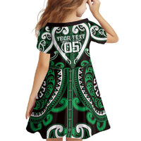 Custom Aotearoa Ngai Tahu Family Matching Long Sleeve Bodycon Dress and Hawaiian Shirt Maori Tribal Pattern