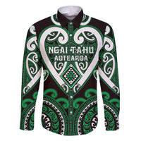 Custom Aotearoa Ngai Tahu Family Matching Short Sleeve Bodycon Dress and Hawaiian Shirt Maori Tribal Pattern