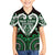 Custom Aotearoa Ngai Tahu Family Matching Short Sleeve Bodycon Dress and Hawaiian Shirt Maori Tribal Pattern