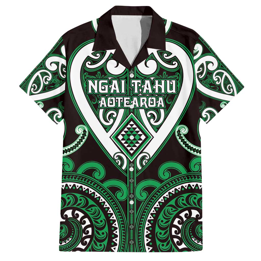 Custom Aotearoa Ngai Tahu Family Matching Summer Maxi Dress and Hawaiian Shirt Maori Tribal Pattern