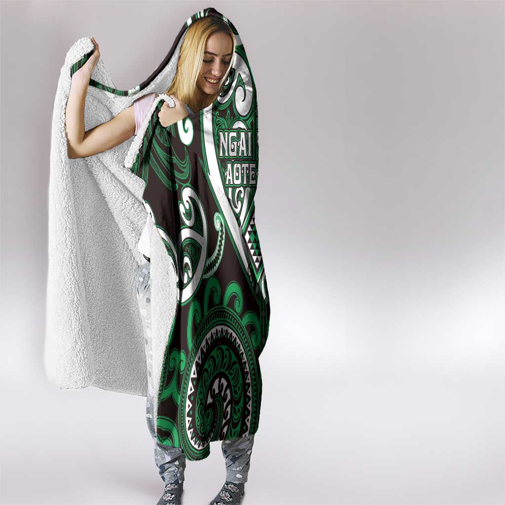 Aotearoa Ngai Tahu Hooded Blanket Maori Tribal Pattern