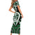 Custom Aotearoa Ngai Tahu Short Sleeve Bodycon Dress Maori Tribal Pattern
