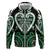 Custom Aotearoa Ngai Tahu Zip Hoodie Maori Tribal Pattern