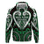 Custom Aotearoa Ngai Tahu Zip Hoodie Maori Tribal Pattern
