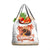 Hawaiian Volcano Lava Flow Grocery Bag With Hawaiian Tapa Pattern