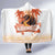 Hawaiian Volcano Lava Flow Hooded Blanket With Hawaiian Tapa Pattern