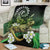 Aotearoa New Zealand Tuatara Blanket Maori Koru Art