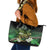 Aotearoa New Zealand Tuatara Leather Tote Bag Maori Koru Art