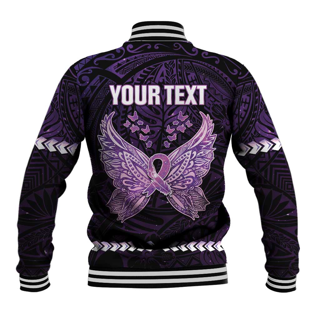 Personalised Alzheimer's Awareness Baseball Jacket You May Not Remember But I Will Never Forget
